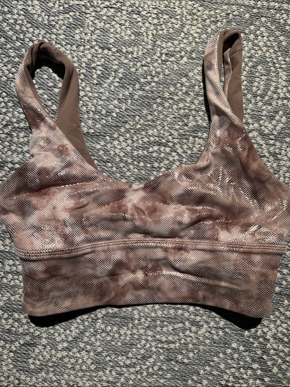 Lululemon metallic align reversible 2 in 1 sports bra